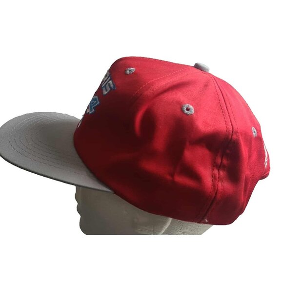 Vintage RARE Polaris Hat Cap Snapback Red 4X4 400 Fourwheeler 90s Made CAN Race! - Picture 5 of 7